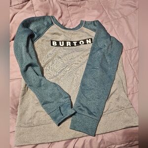 Burton Teal and Gray Crewneck
